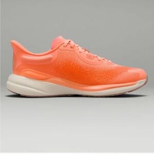 Lululemon Women's Coral Bright Orange Athletic Running Shoe. 8.5